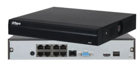 DAHUA 8 Channel Network Video Recorder DHI-NVR1108HS-8P-S3/H 8CH POE